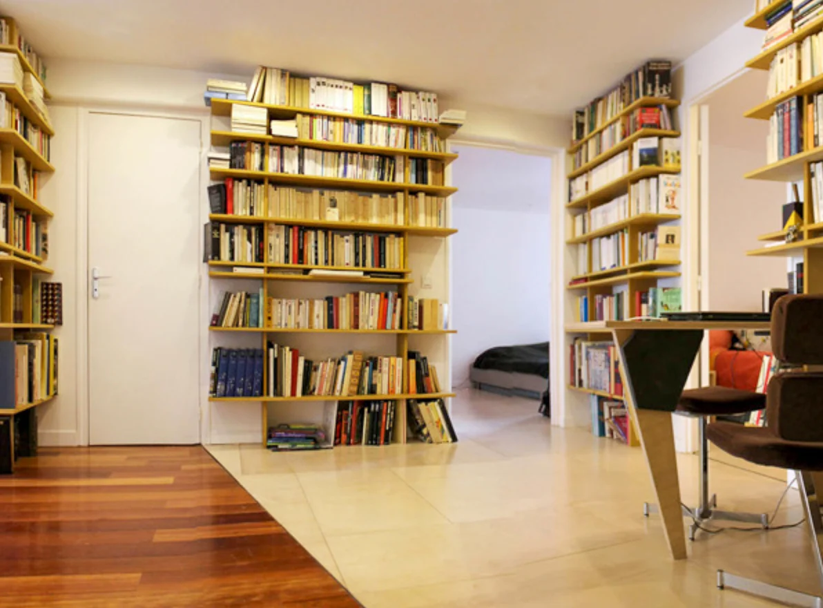 Paris 14 apartment with varied timber finishes
